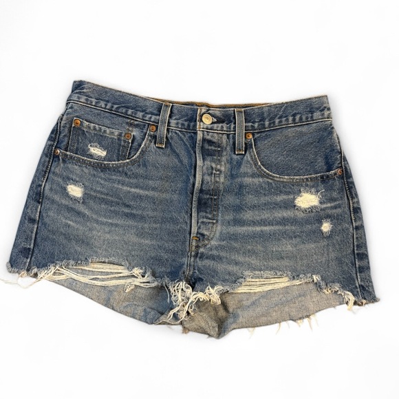 Levi’s Strauss & Co 501 Jean Shorts Size 30 - Picture 1 of 7
